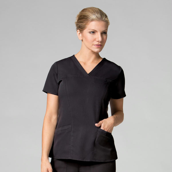 Sporty V-neck Top - Gravity